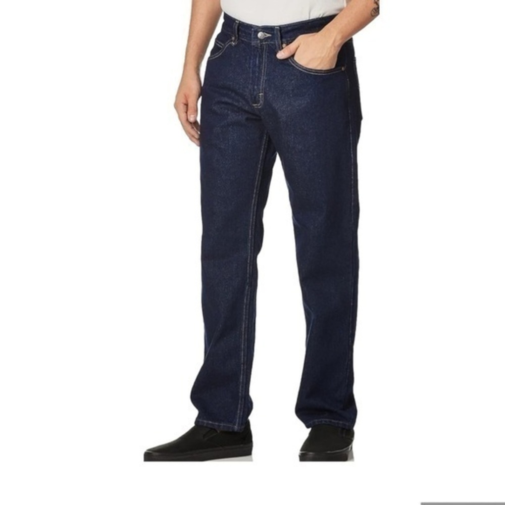 NWT Lee Jeans Straight Regular Fit Sits At Waist 100% cotton  42x30 New